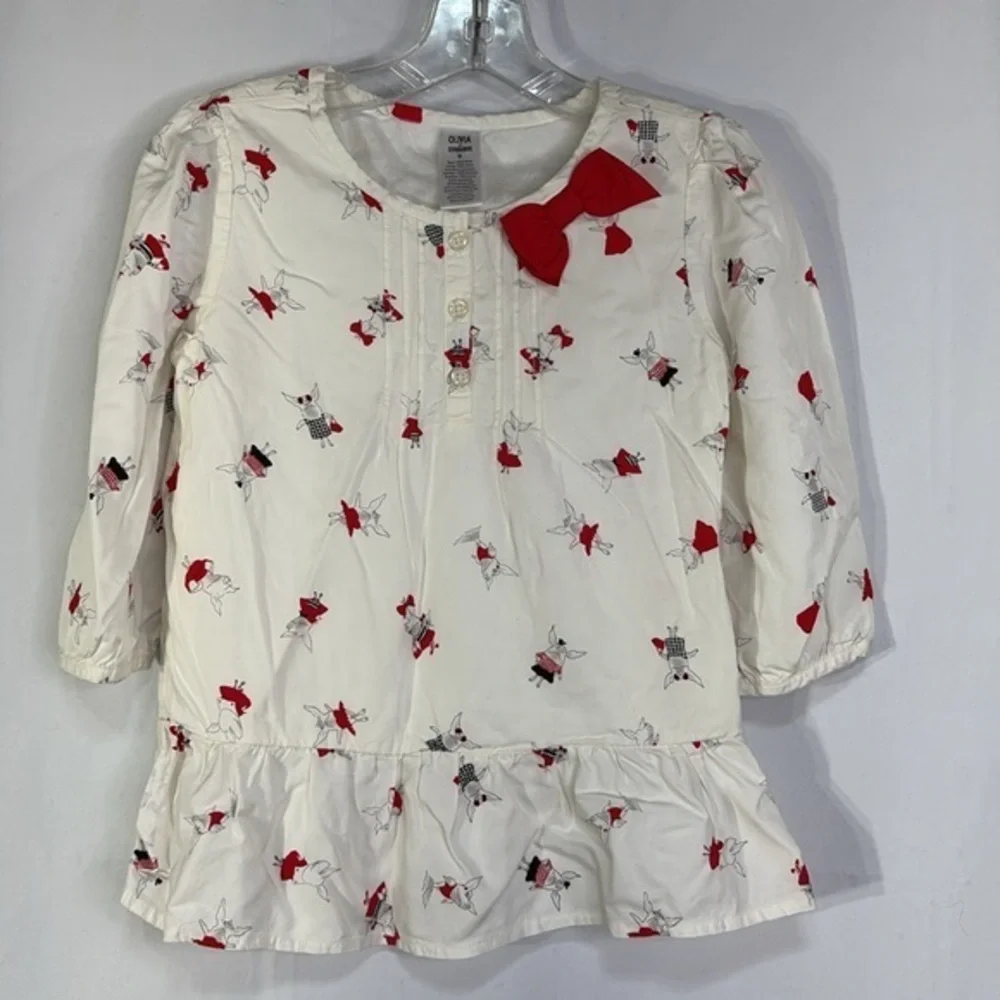 ♣️ Olivia, the pig for Gymboree dress top